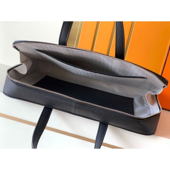Replica Valigetta da lavoro Hermes Elephant Nero Imitazioni Replica perfette Valigetta da lavoro Hermes Elephant Nero