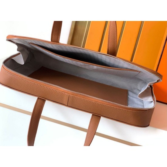 Replica Bora Pari da lavoro Hermes Elephant marrone Imitazioni Replica perfette Bora Pari da lavoro Hermes Elephant marrone