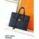 Replica Borsa da lavoro Hermes 6097 nera Imitazioni Replica perfette Borsa da lavoro Hermes 6097 nera