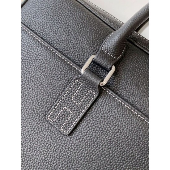 Replica Borsa Valigetta da lavoro Hermes 7046 Nero Imitazioni Replica perfette Borsa Valigetta da lavoro Hermes 7046 Nero