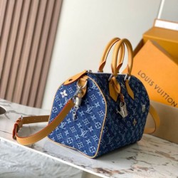 Replica perfette Borsa a tracolla Louis Vuitton Speedy 30 con chip MB163c M27556