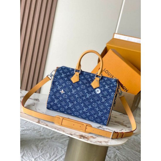 Replica Borsa a tracolla Louis Vuitton Speedy 30 con chip MB163c M27556 Imitazioni Replica perfette Borsa a tracolla Louis Vuitton Speedy 30 con chip MB163c M27556