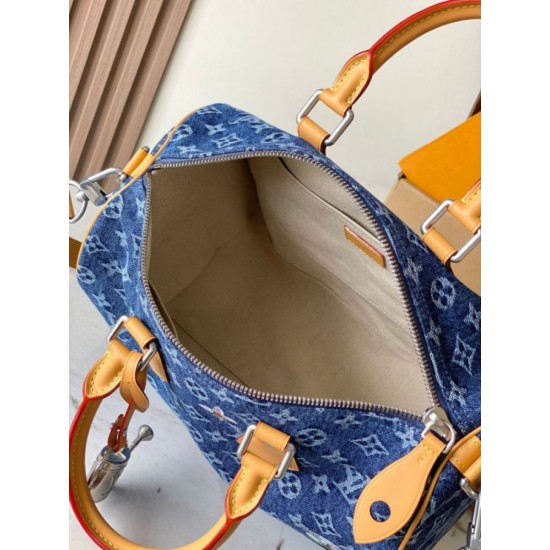 Replica Borsa a tracolla Louis Vuitton Speedy 30 con chip MB163c M27556 Imitazioni Replica perfette Borsa a tracolla Louis Vuitton Speedy 30 con chip MB163c M27556