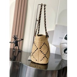 Borse shopping Chanel AS5811 Small Tote Rafia Nero Borse shopping Chanel AS5811 Small Tote Rafia Nero