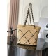 Replica Borse Firmate shopping Chanel AS5811 Small Tote Rafia Nero Imitazioni Replica perfette Borse Firmate shopping Chanel AS5811 Small Tote Rafia Nero