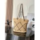 Replica Borse Firmate shopping Chanel AS5811 Small Tote Rafia Nero Imitazioni Replica perfette Borse Firmate shopping Chanel AS5811 Small Tote Rafia Nero