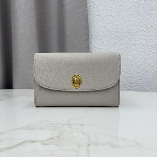 Replica Pochette Dior Médaillon con tracolla Grigia Imitazioni Replica perfette Pochette Dior Médaillon con tracolla Grigia