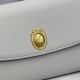 Replica Pochette Dior Médaillon con tracolla Grigia Imitazioni Replica perfette Pochette Dior Médaillon con tracolla Grigia
