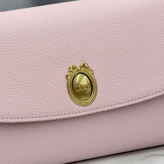 Replica Pochette Dior Médaillon con tracolla Rosa Imitazioni Replica perfette Pochette Dior Médaillon con tracolla Rosa