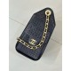 Replica Borsa 1:1 Chanel piccola 25 AS5631 Hobo con design traforato nera Imitazioni Replica perfette Borsa 1:1 Chanel piccola 25 AS5631 Hobo con design traforato nera