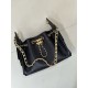 Replica Borsa 1:1 Chanel piccola 25 AS5631 Hobo con design traforato nera Imitazioni Replica perfette Borsa 1:1 Chanel piccola 25 AS5631 Hobo con design traforato nera