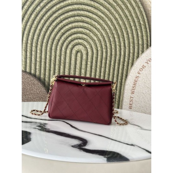 Replica Borsa a tracolla Chanel 26S AS6255 CC con manico superiore Rosso Imitazioni Replica perfette Borsa a tracolla Chanel 26S AS6255 CC con manico superiore Rosso