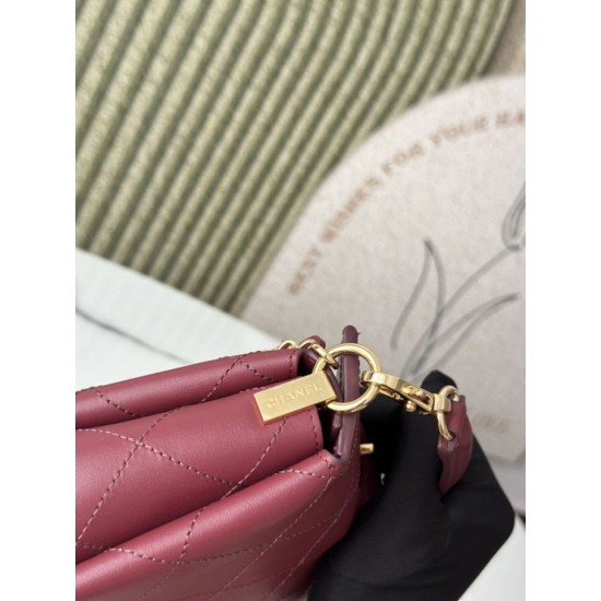 Replica Borsa a tracolla Chanel 26S AS6255 CC con manico superiore Rosso Imitazioni Replica perfette Borsa a tracolla Chanel 26S AS6255 CC con manico superiore Rosso