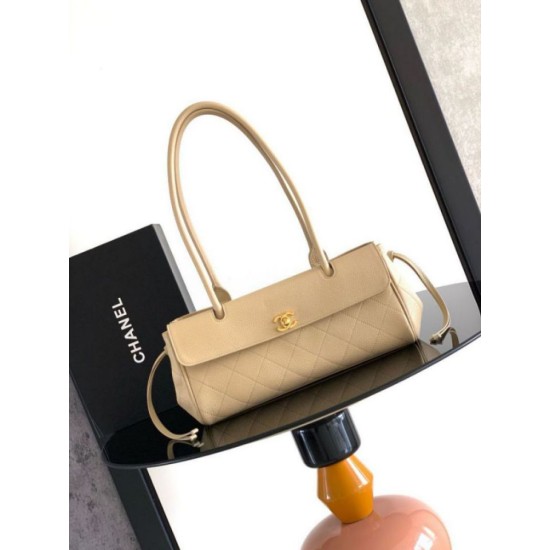 Replica Borsa bowling Chanel 26s AS6288 albicocca Imitazioni Replica perfette Borsa bowling Chanel 26s AS6288 albicocca