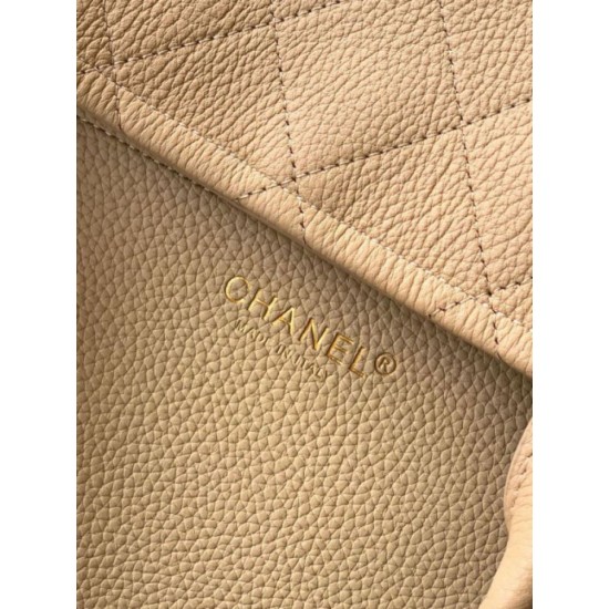 Replica Borsa bowling Chanel 26s AS6288 albicocca Imitazioni Replica perfette Borsa bowling Chanel 26s AS6288 albicocca