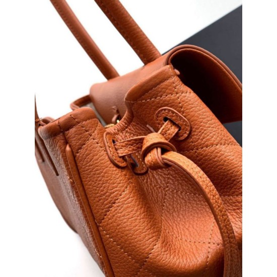 Replica Borse bowling Tote Chanel 26s AS6288 arancione Imitazioni Replica perfette Borse bowling Tote Chanel 26s AS6288 arancione