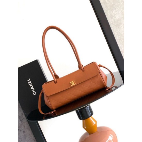 Replica Borse bowling Tote Chanel 26s AS6288 arancione Imitazioni Replica perfette Borse bowling Tote Chanel 26s AS6288 arancione