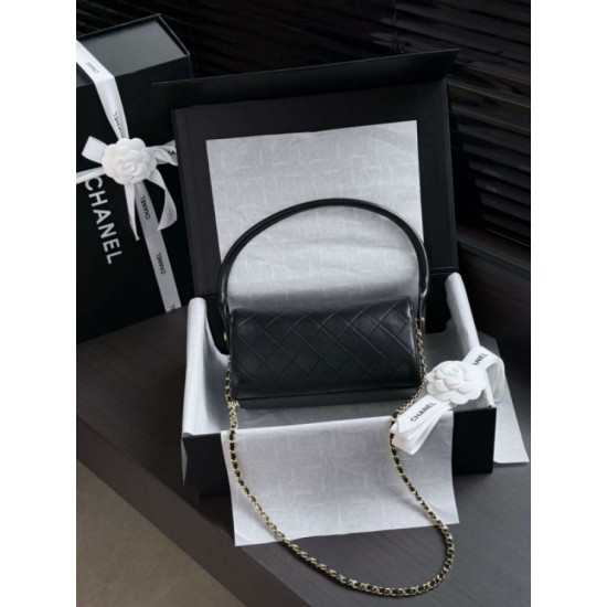 Replica Borsa a mano Chanel 26A Bowling AP5294 Nero Imitazioni Replica Perfette Borsa a mano Chanel 26A Bowling AP5294 Nero
