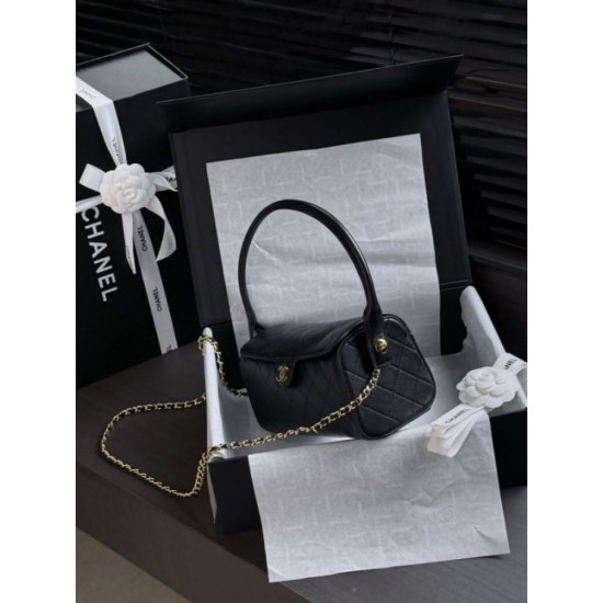 Replica Borsa a mano Chanel 26A Bowling AP5294 Nero Imitazioni Replica Perfette Borsa a mano Chanel 26A Bowling AP5294 Nero