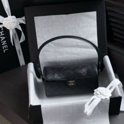 Replica Perfette Borsa a mano Chanel 26A Bowling AP5294 Nero