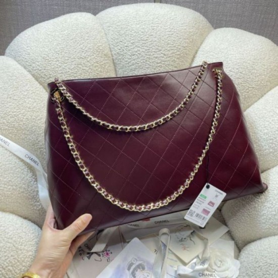 Replica Borsa tote Chanel 26S AS6241 Borgogna Imitazioni Replica perfette Borsa tote Chanel 26S AS6241 Borgogna