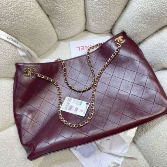 Replica Borsa tote Chanel 26S AS6241 Borgogna Imitazioni Replica perfette Borsa tote Chanel 26S AS6241 Borgogna