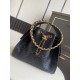 Replica Borsa Chanel piccola 25 Hobo AS5293 nera traforata Imitazioni Replica perfette Borsa Chanel piccola 25 Hobo AS5293 nera traforata