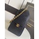 Replica Borsa Chanel piccola 25 Hobo AS5293 nera traforata Imitazioni Replica perfette Borsa Chanel piccola 25 Hobo AS5293 nera traforata