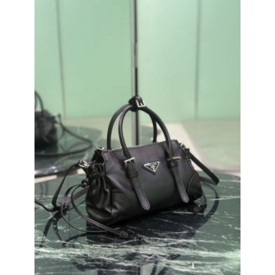 Replica perfette Borsa a tracolla Prada Mini Bonnie 1BA499 nera