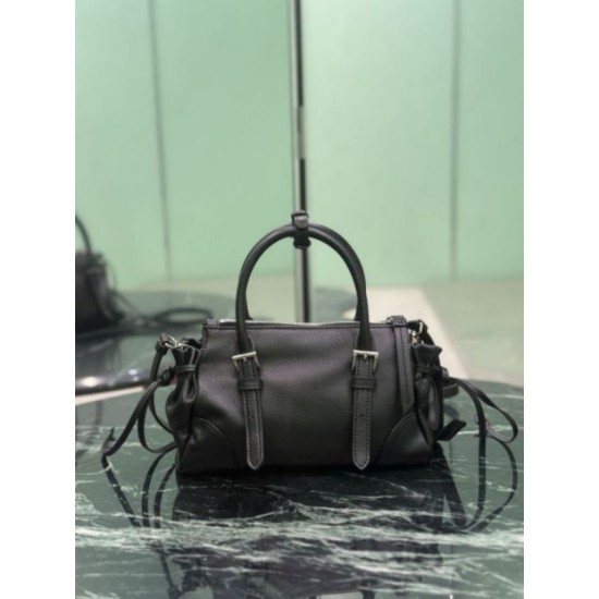Replica perfette Borsa a tracolla Prada Mini Bonnie 1BA499 nera