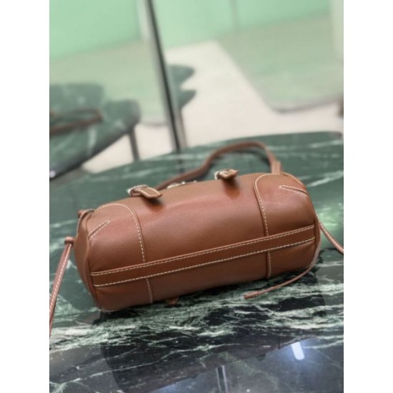 Replica Borsa a tracolla Prada Mini Bonnie 1BA499 marrone Imitazioni Replica perfette Borsa a tracolla Prada Mini Bonnie 1BA499 marrone