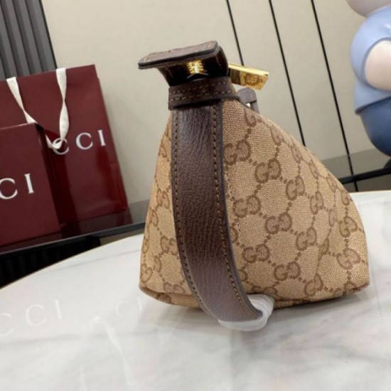 Replica Gucci 875159 Beauty case piccolo GG marrone Imitazioni Replica perfette Gucci 875159 Beauty case piccolo GG marrone