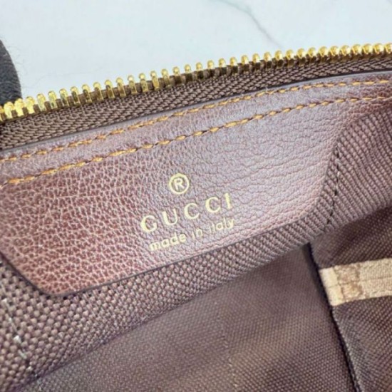 Replica Gucci 875159 Beauty case piccolo GG marrone Imitazioni Replica perfette Gucci 875159 Beauty case piccolo GG marrone