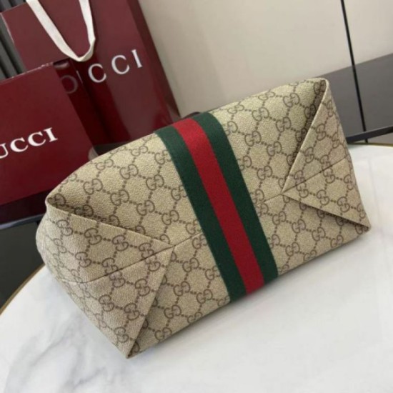 Replica Borsa tote media Gucci Ophidia GG 836831 marrone Imitazioni Replica perfette Borsa tote media Gucci Ophidia GG 836831 marrone