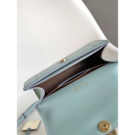 Replica Borse Imitazioni Bvlgari Serpenti Forever Mini con manico superiore Versione Chip Blu Imitazioni Replica perfette Borse Imitazioni Bvlgari Serpenti Forever Mini con manico superiore Versione Chip Blu