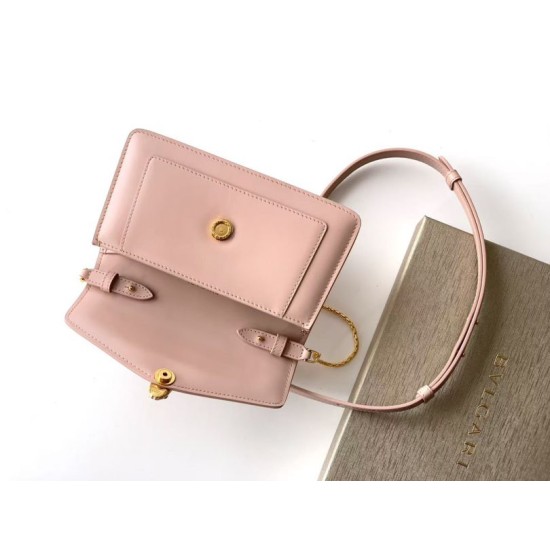 Replica Pochette con catena Bvlgari Serpenti Forever 20cm Versione Chip Rosa Imitazioni Replica perfette Pochette con catena Bvlgari Serpenti Forever 20cm Versione Chip Rosa