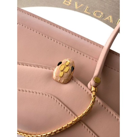 Replica Pochette con catena Bvlgari Serpenti Forever 20cm Versione Chip Rosa Imitazioni Replica perfette Pochette con catena Bvlgari Serpenti Forever 20cm Versione Chip Rosa