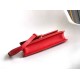 Replica perfette Pochette con catena Bvlgari Serpenti Forever 20cm Versione Chip Rosso