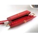 Replica perfette Pochette con catena Bvlgari Serpenti Forever 20cm Versione Chip Rosso
