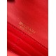 Replica perfette Pochette con catena Bvlgari Serpenti Forever 20cm Versione Chip Rosso