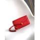 Replica perfette Pochette con catena Bvlgari Serpenti Forever 20cm Versione Chip Rosso