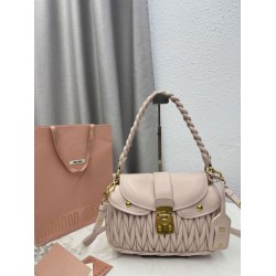 Borsa a mano trapuntata Miu Miu 5BC213 Rosa