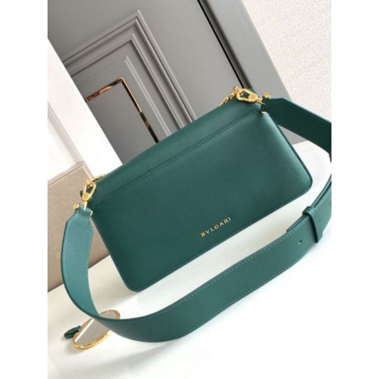 Replica Borse a tracolla Bvlgari Serpenti East-West Maxi Chain Versione Chip verde Imitazioni Replica perfette Borse a tracolla Bvlgari Serpenti East-West Maxi Chain Versione Chip verde