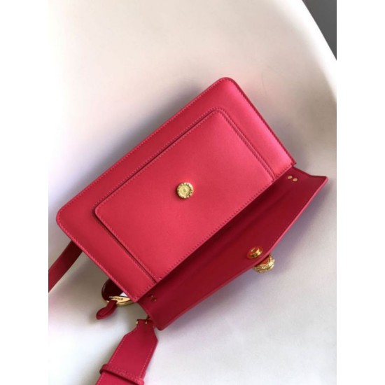 Replica perfette Borsa a tracolla Bvlgari Serpenti East-West Maxi Chain Versione Chip Rosso