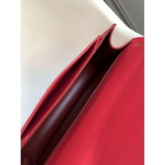 Replica perfette Borsa a tracolla Bvlgari Serpenti East-West Maxi Chain Versione Chip Rosso