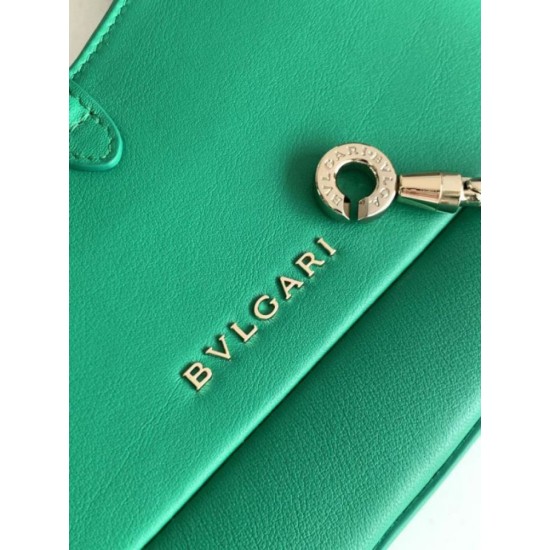Replica Borsa a tracolla piccola Bvlgari Serpenti Baia verde Imitazioni Replica perfette Borsa a tracolla piccola Bvlgari Serpenti Baia verde