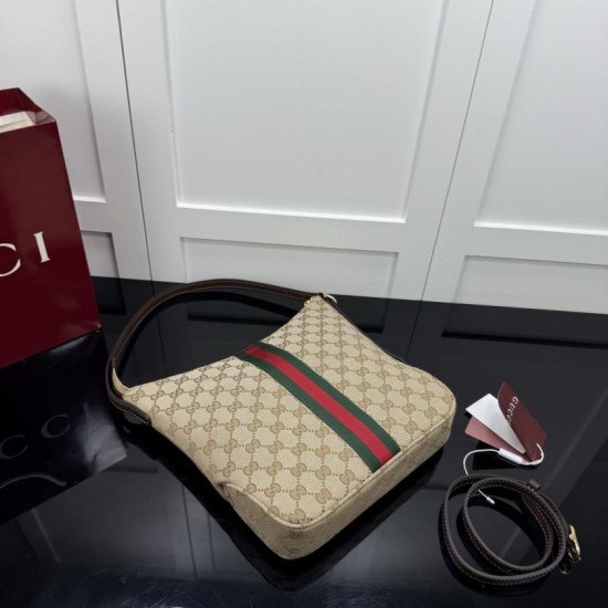 Replica Gucci 875117 Borsa a tracolla media Lunetta marrone Imitazioni Replica perfette Gucci 875117 Borsa a tracolla media Lunetta marrone