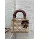 Replica Mini borsa Lady Dior Dior bow rossa/beige Imitazioni Replica perfette Mini borsa Lady Dior Dior bow rossa/beige