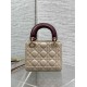 Replica Mini borsa Lady Dior Dior bow rossa/beige Imitazioni Replica perfette Mini borsa Lady Dior Dior bow rossa/beige