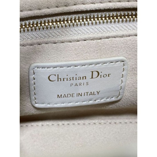 Replica Mini borsa Lady Dior Dior bow rossa/beige Imitazioni Replica perfette Mini borsa Lady Dior Dior bow rossa/beige